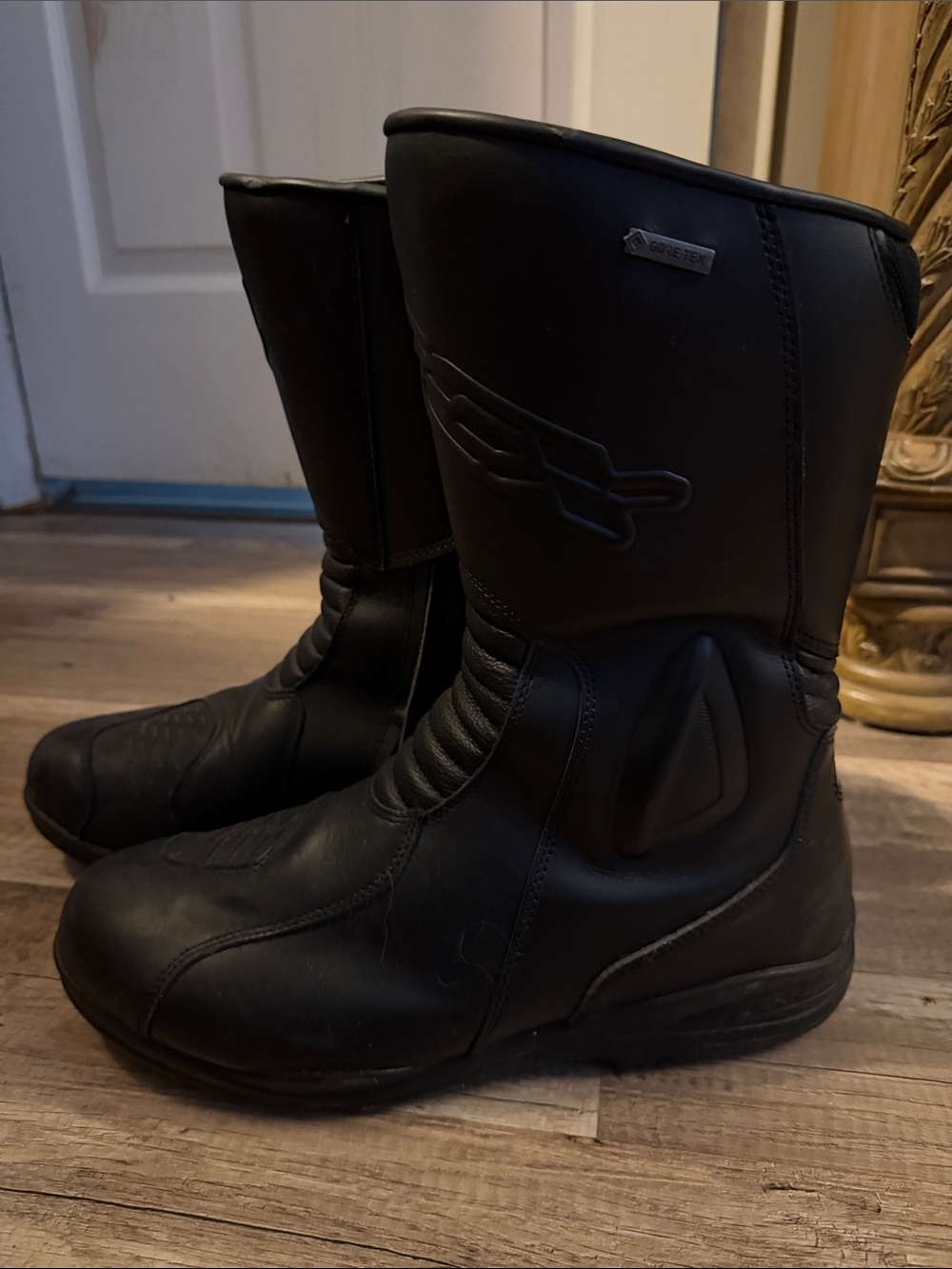 Black Gore-Tex Men's Motorcycle Boots